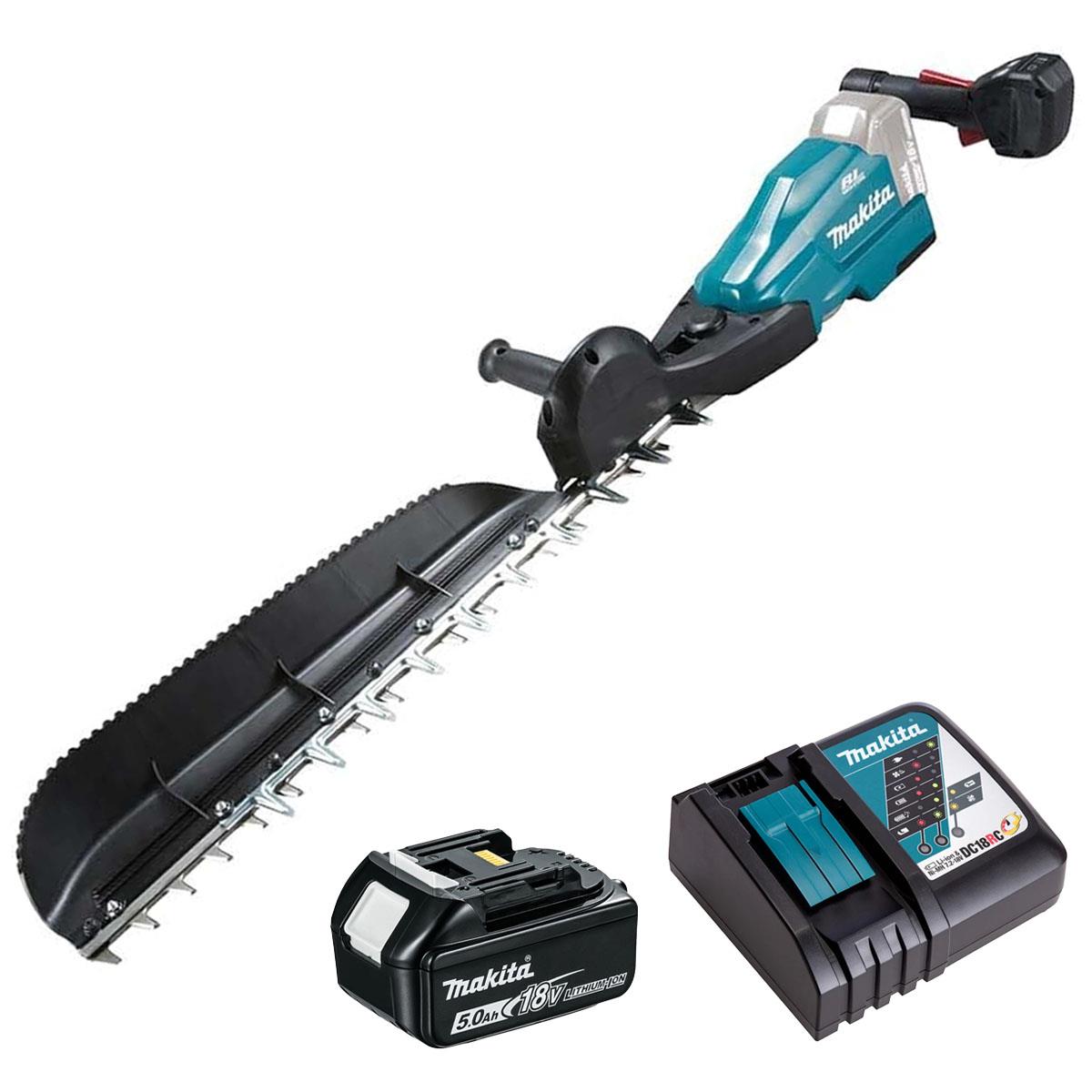 Makita DUH604SZ 18V LXT Brushless Hedge Trimmer with 1 x 5.0Ah Battery & Charger