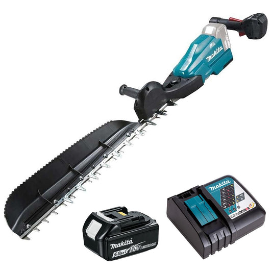 Makita DUH604SZ 18V LXT Brushless Hedge Trimmer with 1 x 5.0Ah Battery & Charger
