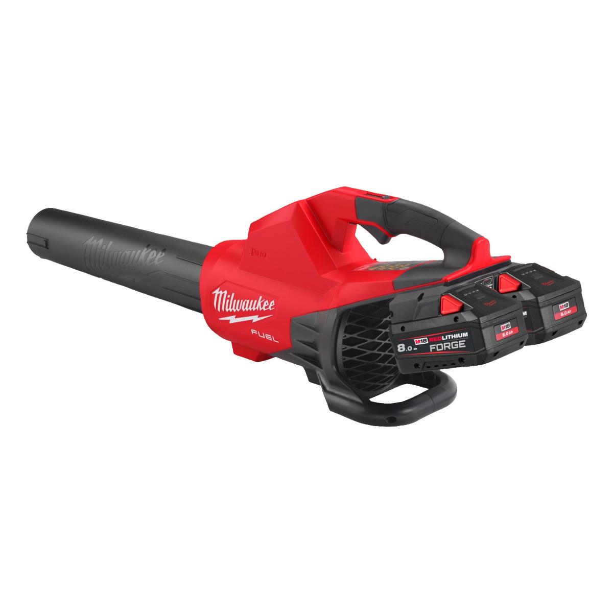 Milwaukee M18F2BL-802 FUEL 18V Brushless Dual Battery Blower with 2 x 8.0Ah Forge Batteries & Charger 4933499230