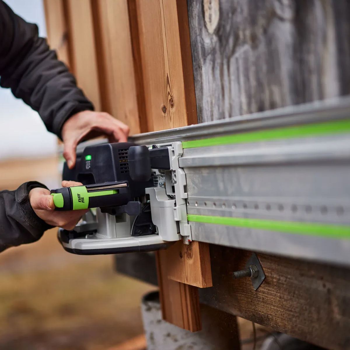 Festool HKC 55 KEB-Basic 18V Brushless Circular Saw with 1 x 8.0Ah Battery Charger & Case