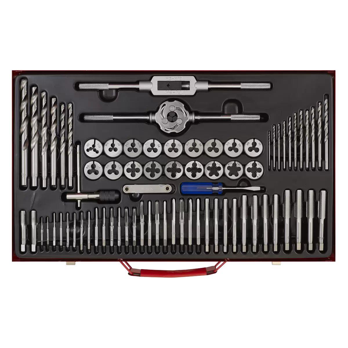 Sealey AK3076 Tap & Die Set Split Dies 76pc
