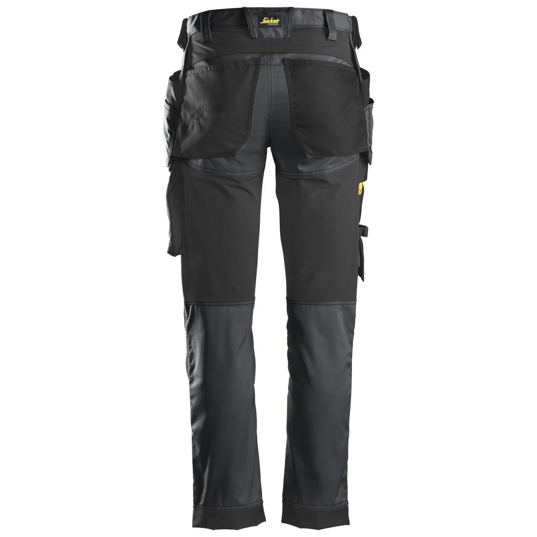 Snickers 6241-96 AllroundWork Stretch Work Trousers with Holster Pockets Steel Grey W33