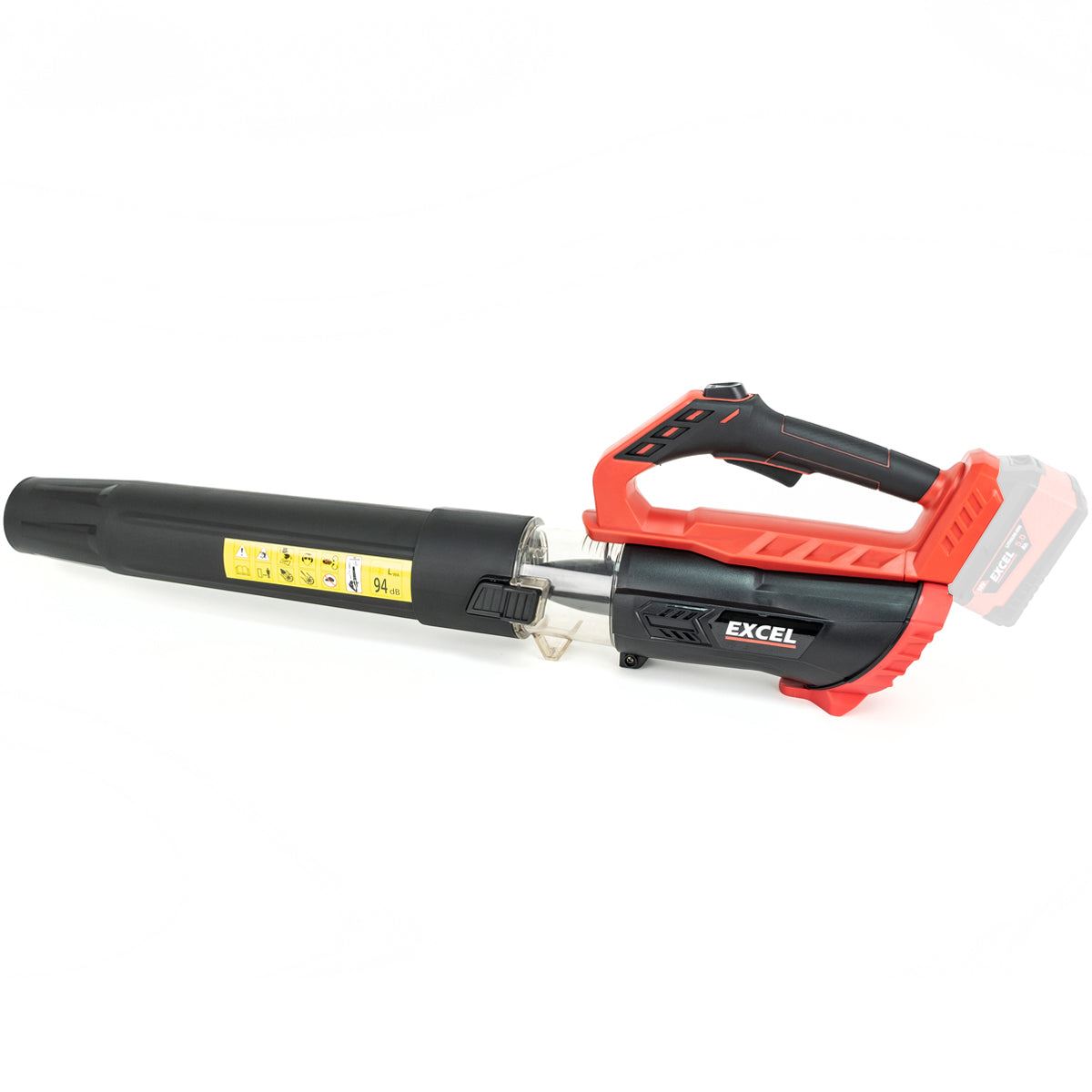 Excel 18V Garden Leaf Blower 2 Level Speed with 2 x 4.0Ah Battery & Dual Port Fast Charger