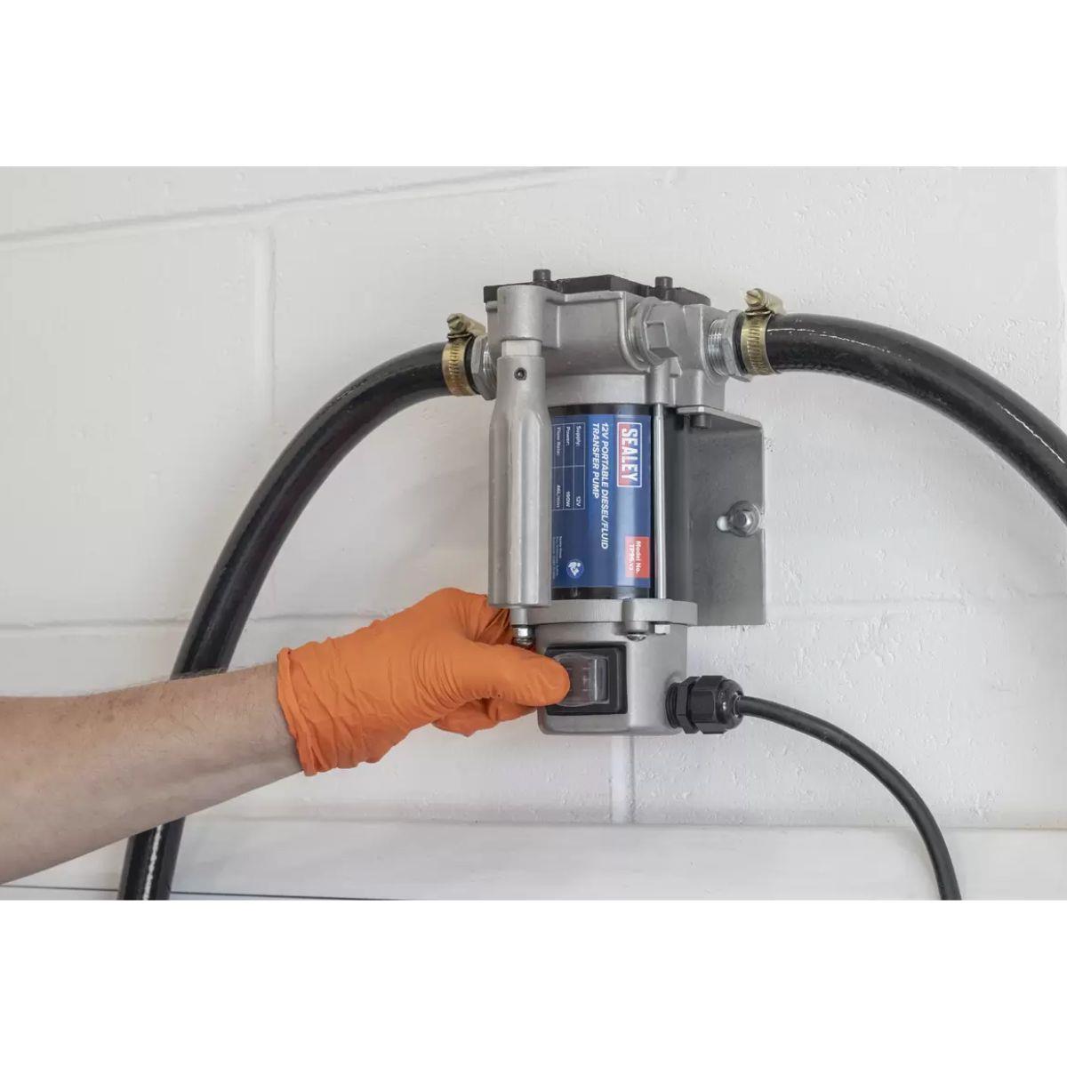 Sealey TP9624 Diesel/Fluid Transfer Pump Portable 24V