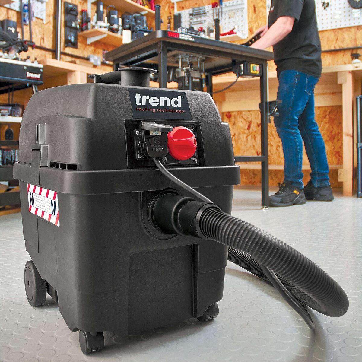 Trend T35AL M-Class Wet & Dry Vacuum Dust Extractor 110V/800W