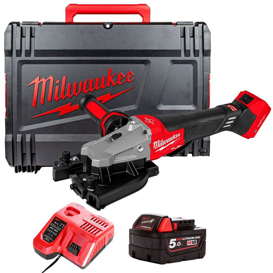 Milwaukee M18FRBCO32-0X 18V M18 FUEL Rebar Cutter with 1 x 5.0Ah Battery Charger & Case