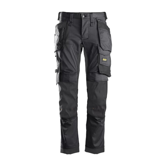 Snickers 6241 AllroundWork Stretch Trousers with Holster Pockets Steel Grey - 32" Leg 36" Waist