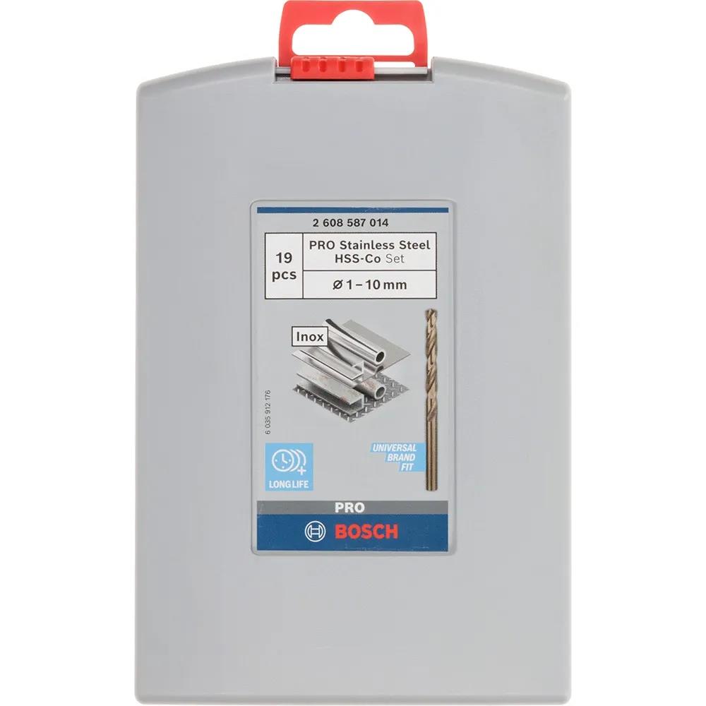 Bosch PRO 19 Piece HSS Metal Drill Bit Set 2608587014