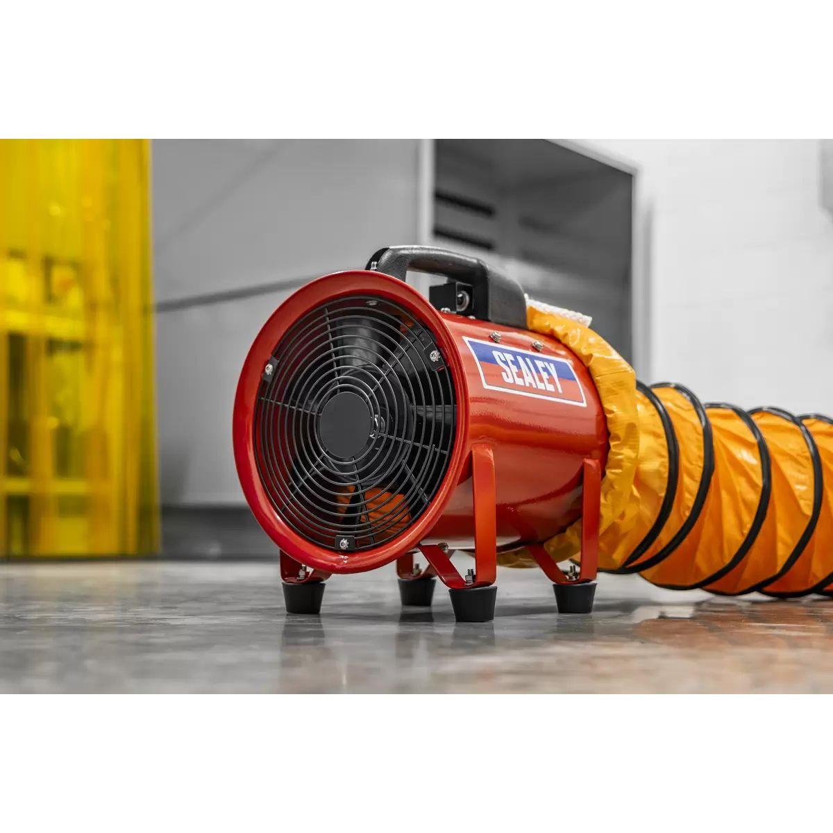 Sealey VEN200 Portable Ventilator with 5m Ducting 200mm