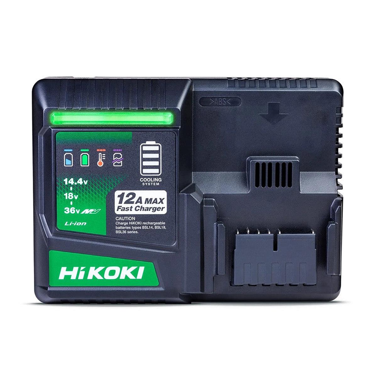 Hikoki UC36YSL2JAZ 36V/18V T-PWR MultiVolt Starter Pack 2 x 4.0Ah/8.0Ah BSL3640MVT Tabless Battery & UC36YSL2 Fast Charger