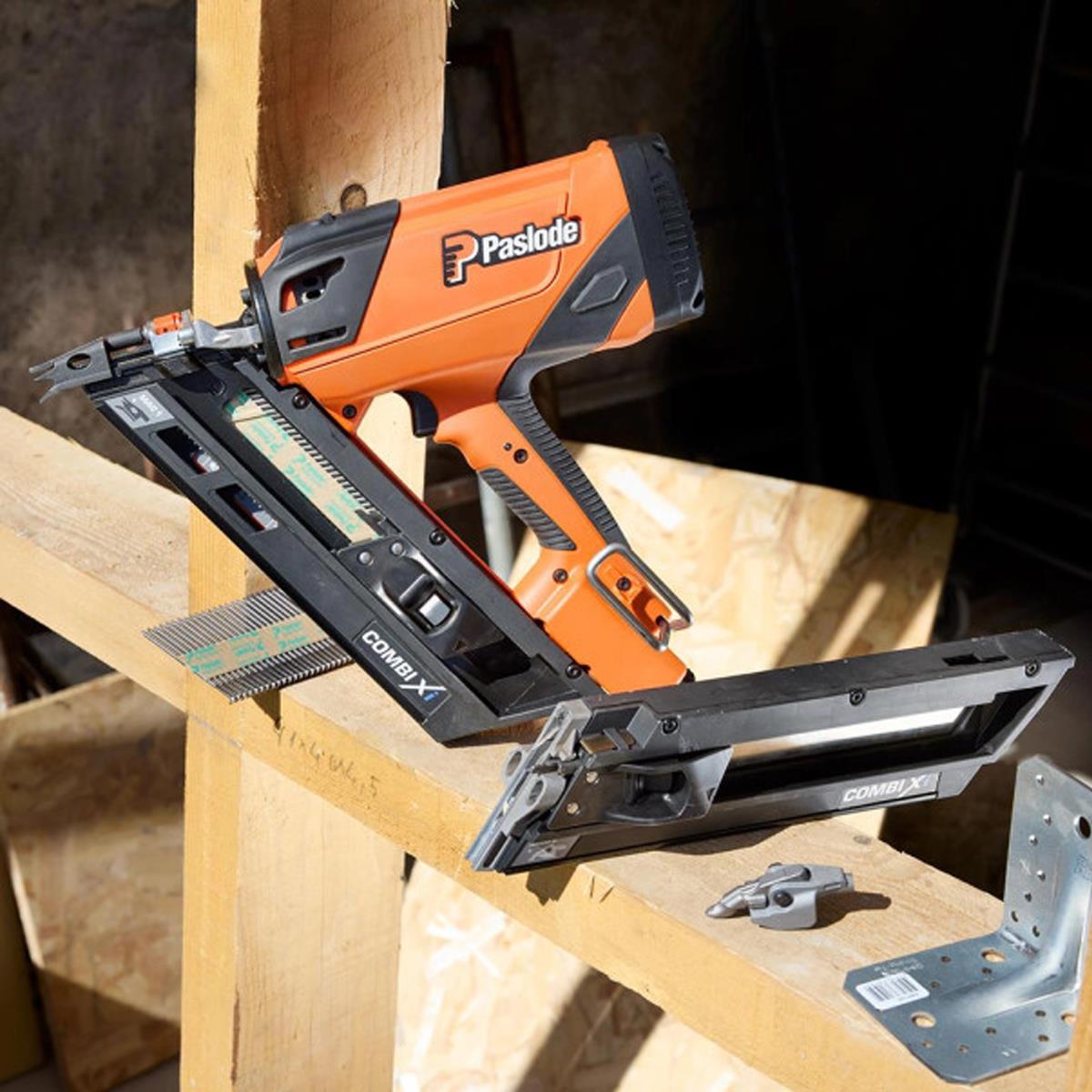 Paslode 014012 Combi Xi 2-In-1 Wood & Metal First-Fix Framing Nailer with 1 x 2.1Ah Battery, Charger & Case
