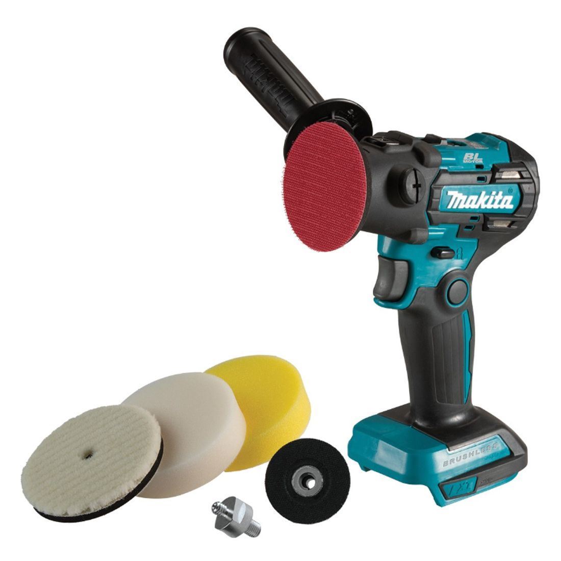 Makita DPV300Z 18V LXT Brushless Sander / Polisher with 1 x 6.0Ah Battery & Charger