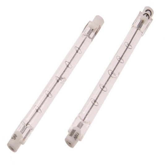 Faithfull FPPSLT500WCL 110V 500W Halogen Tubes Class C Pack of 2 Item Condition Damaged Box