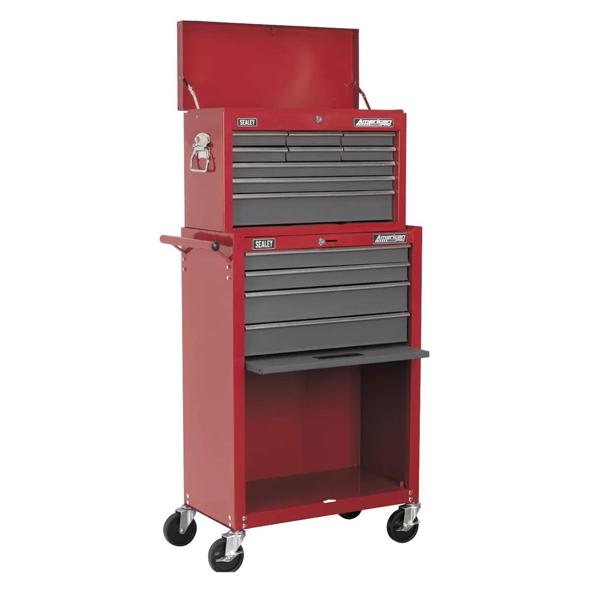 Sealey AP22513BB 13 Drawer Topchest & Rollcab Combination with Ball Bearing Runners