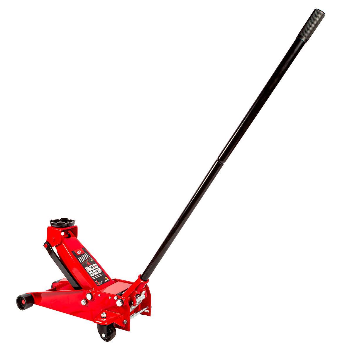 Big Red Torin 3-Ton Hydraulic Jack with Dual Pump Lifting Range 130-465 mm Item Condition Damaged Box - Collection Only