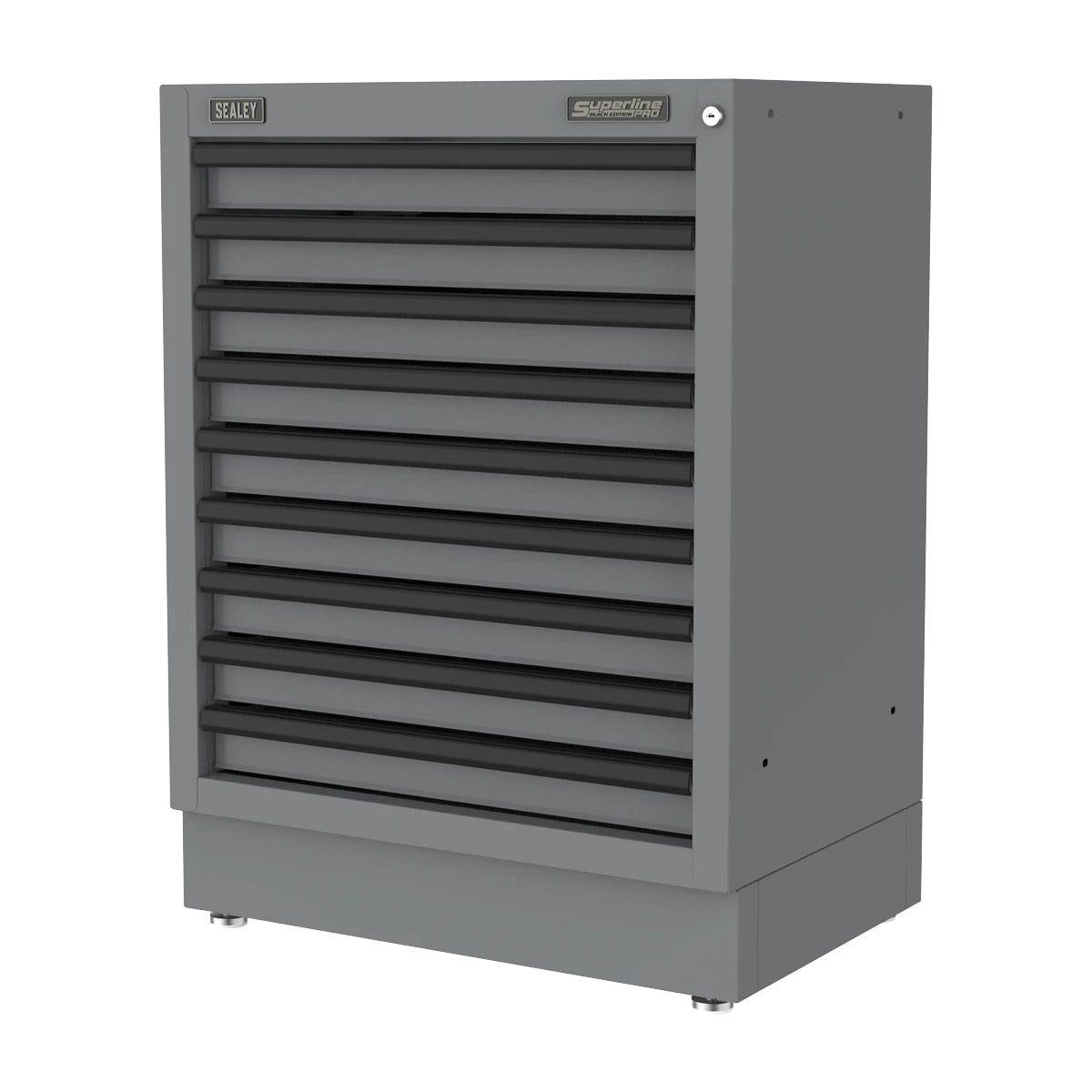 Sealey APMS40BE Superline PRO Black Edition Modular Cabinet 9 Drawer 680mm