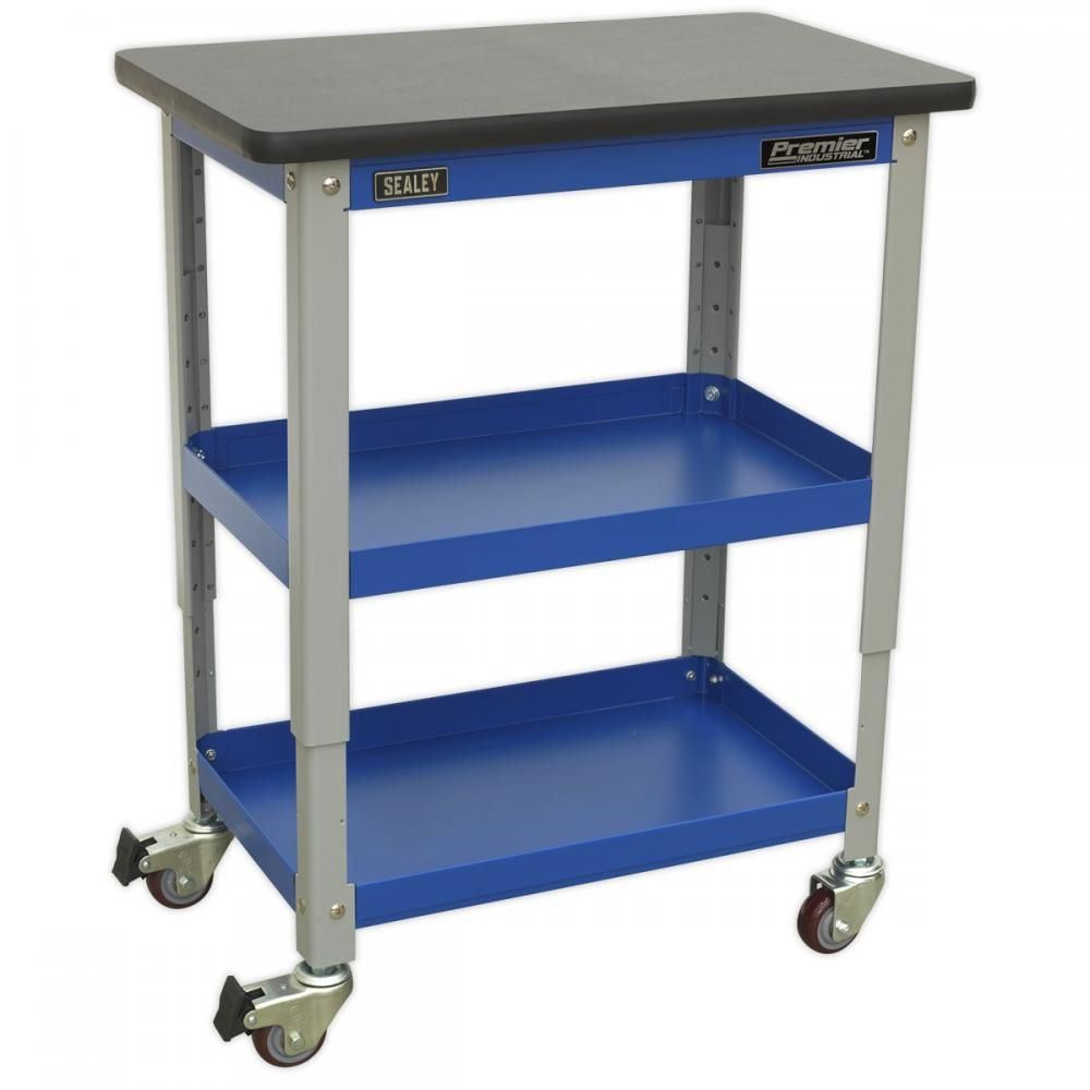 Sealey API2103 Industrial 3-Level Workshop Trolley