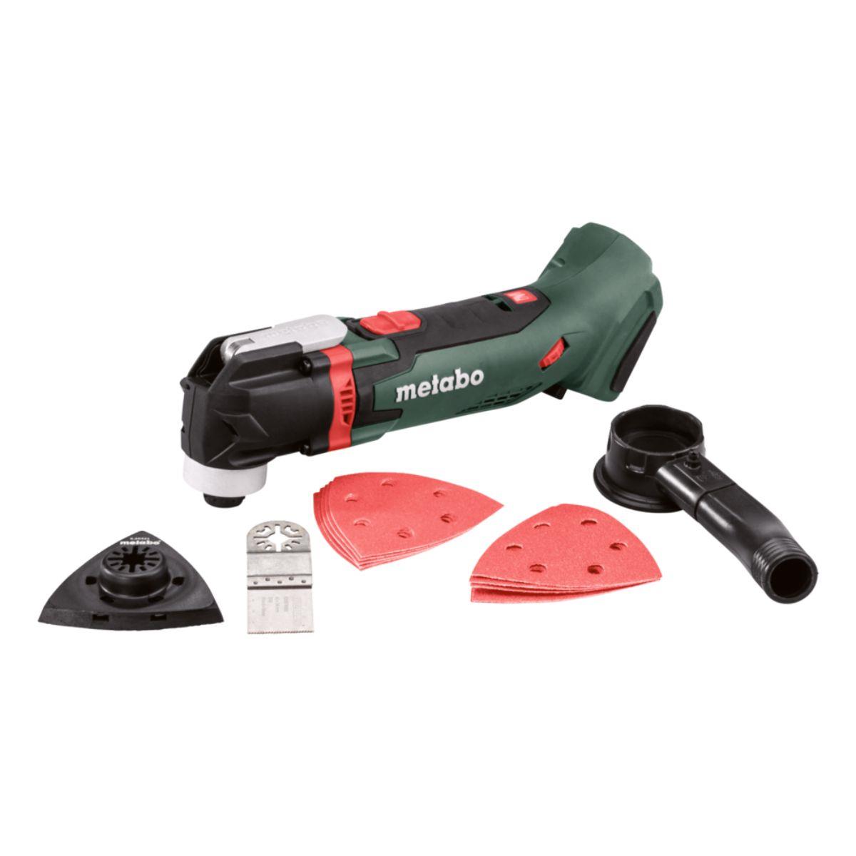 Metabo MT 18 LTX 18V Multi-Tool With 1 x 4.0Ah Battery Charger & Accessories