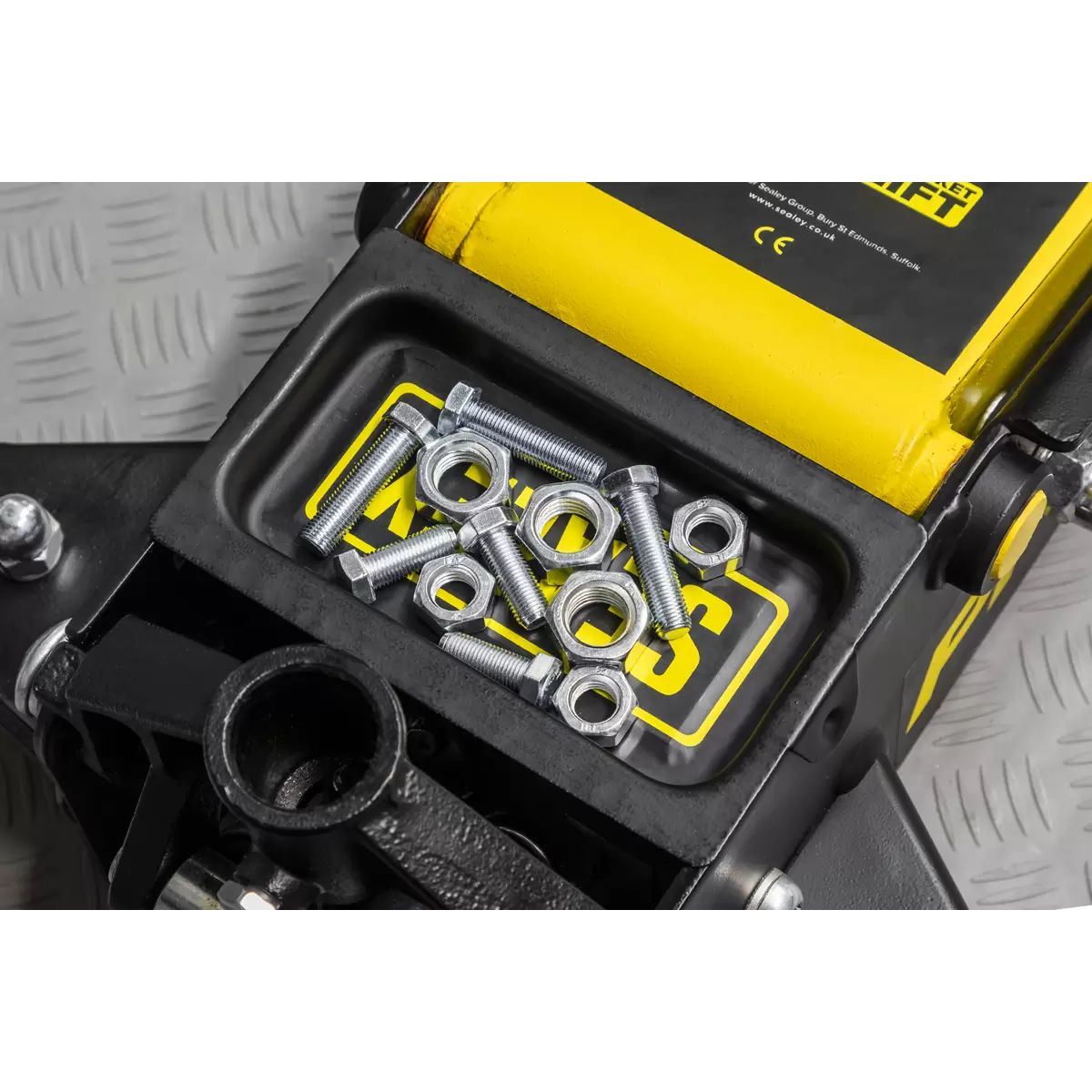 Sealey 3040AY Trolley Jack 3tonne Rocket Lift Yellow