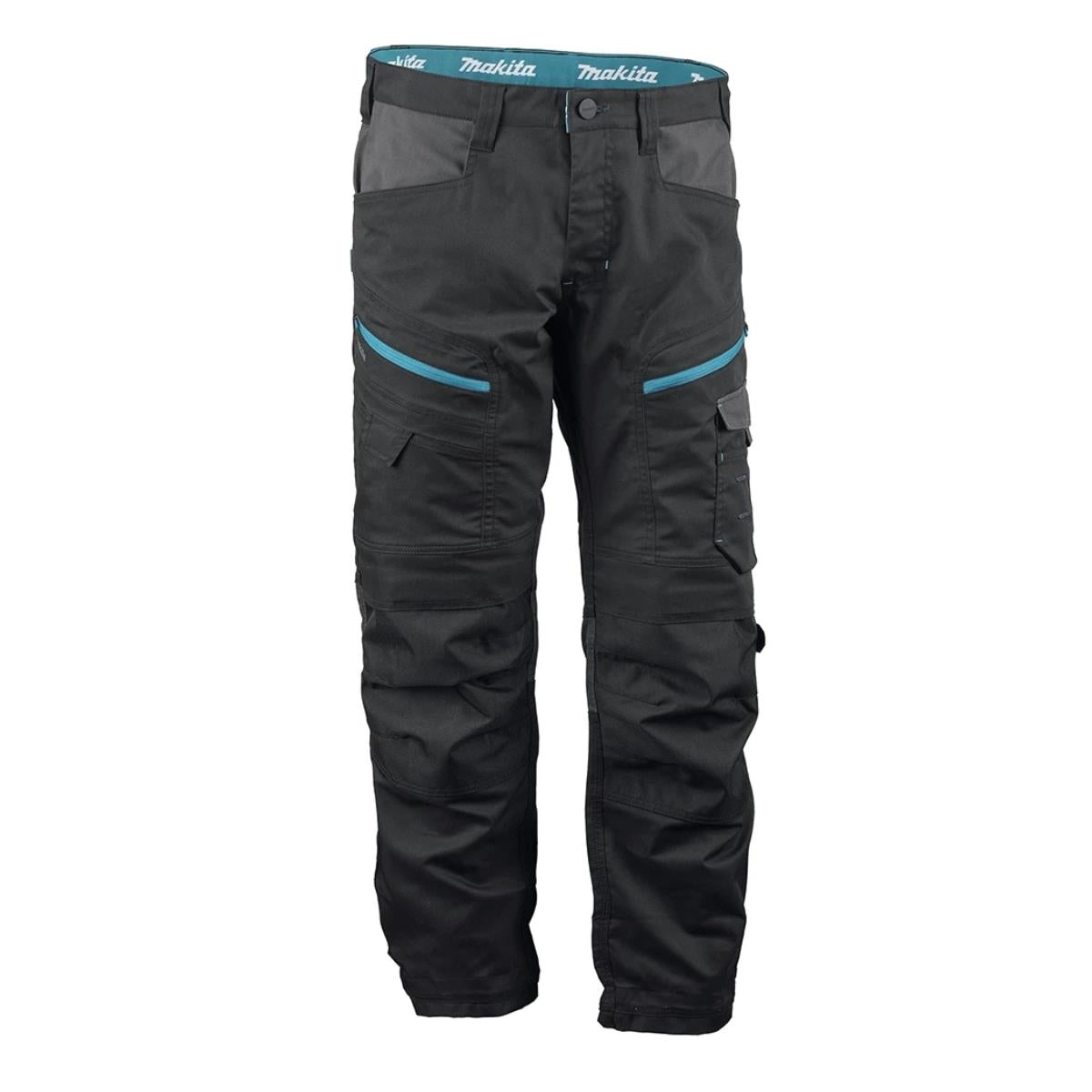 Makita MK303M Vector Stretch Trousers Slim Fit Black - L31