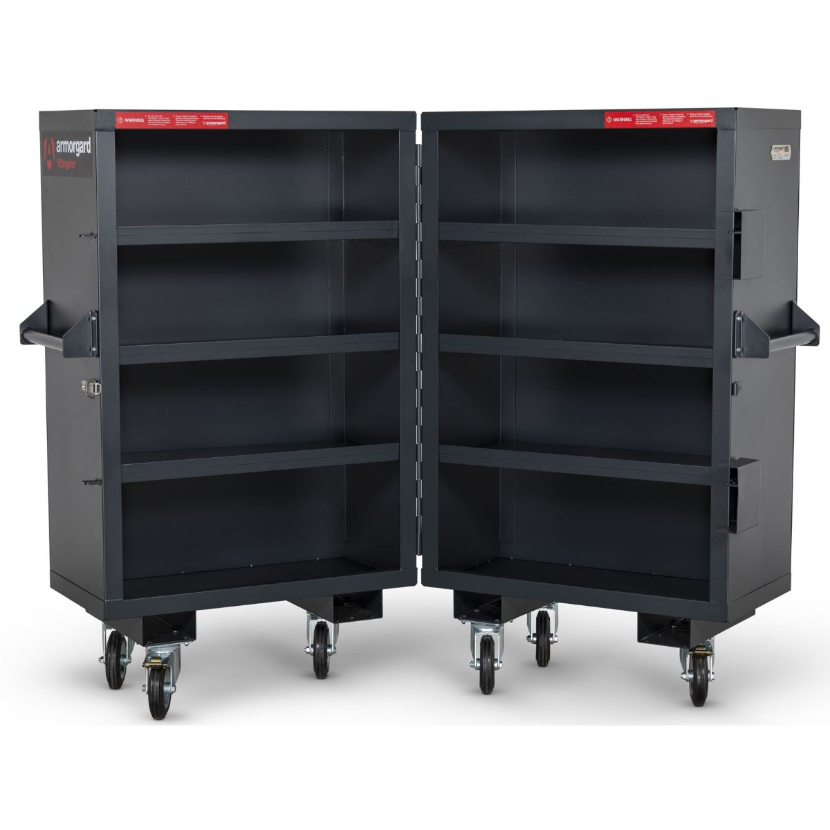 Armorgard FC5 Fittingstor Bi-fold Design Mobile Fittings Cabinet 915mm x 990mm x 1570mm