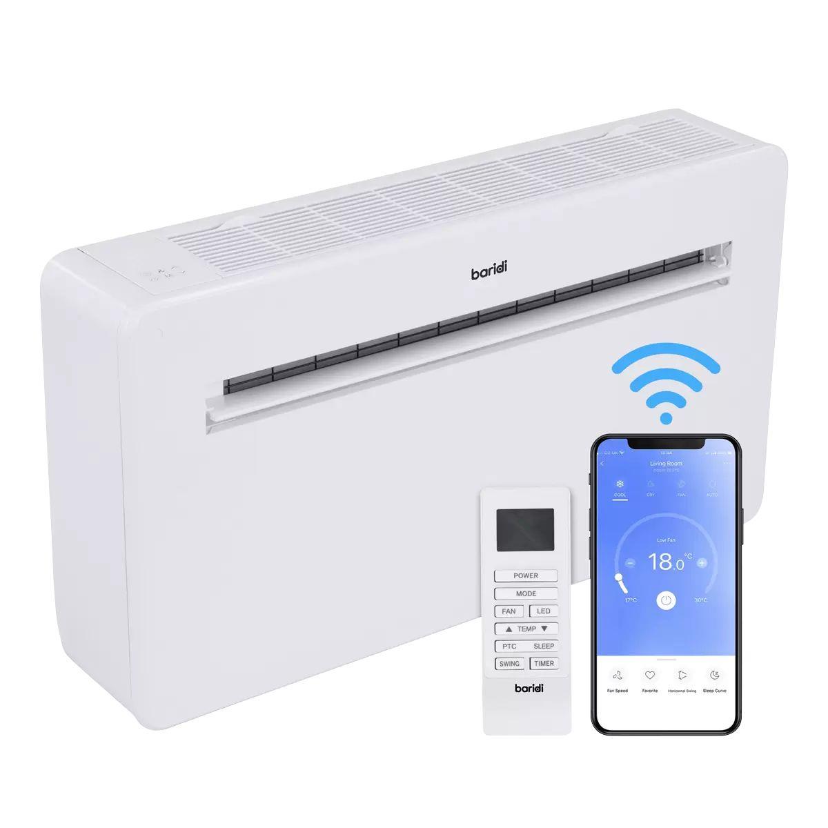 Sealey DH432 Baridi 4-in-1 Smart Monobloc Wall-Mounting Air Conditioning White 230V