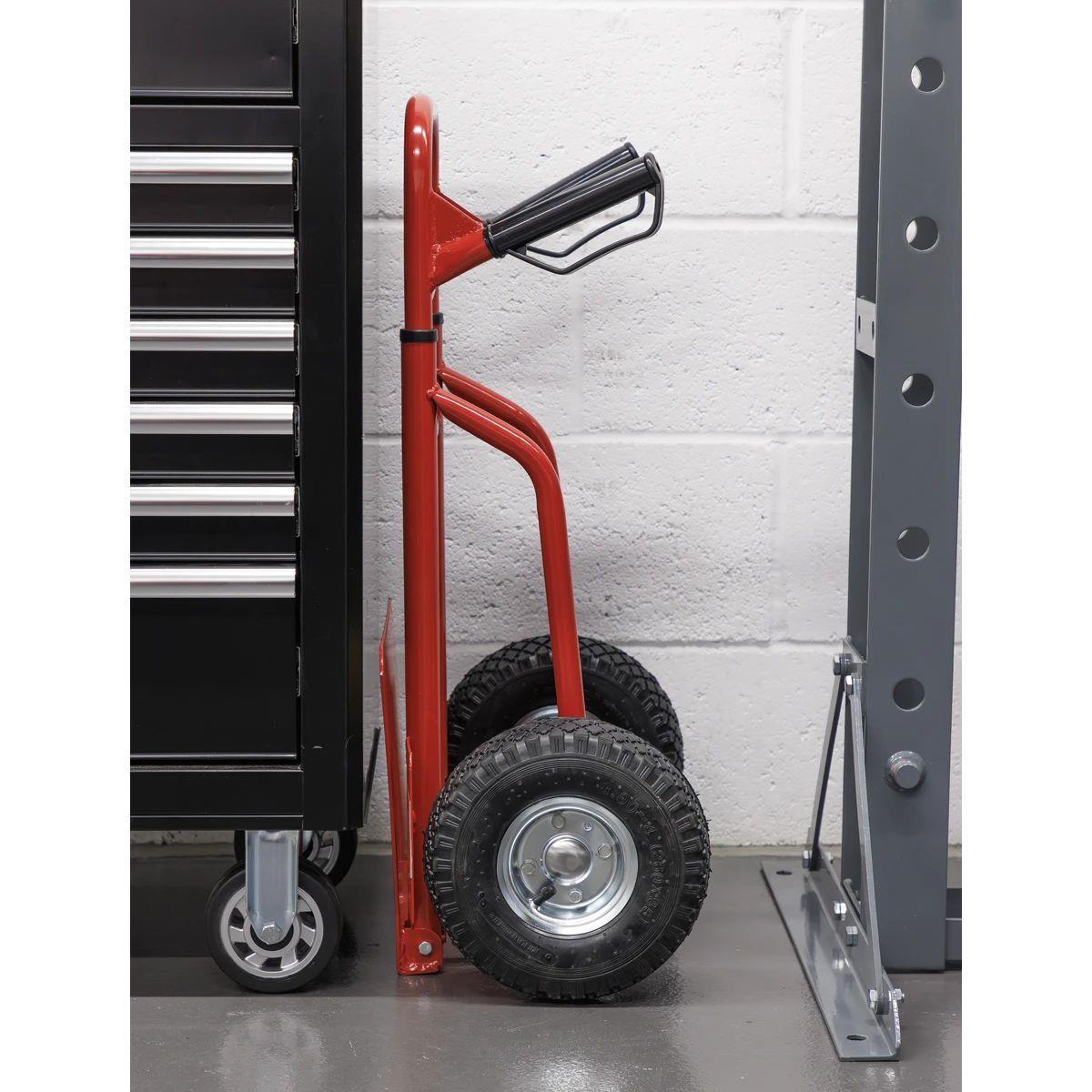 Sealey CST801 200kg Folding Sack Truck with Pneumatic Tyres