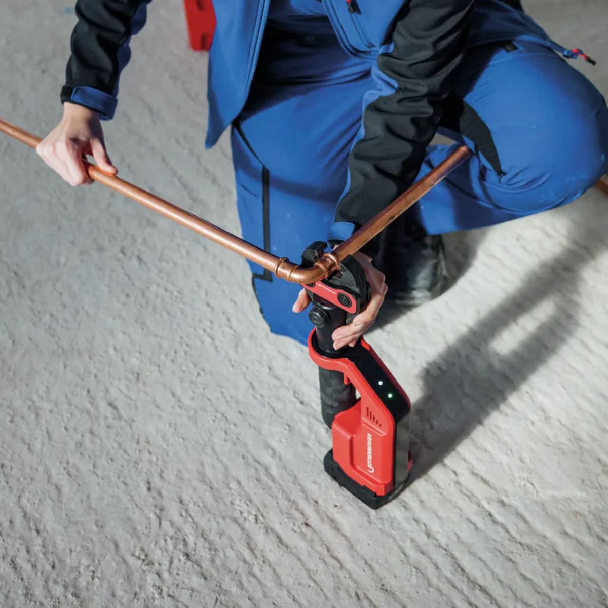 Rothenberger Romax Compact III Set SV15-22-28, 2Ah, UK, AMP press machine for system-dependent 1000004278