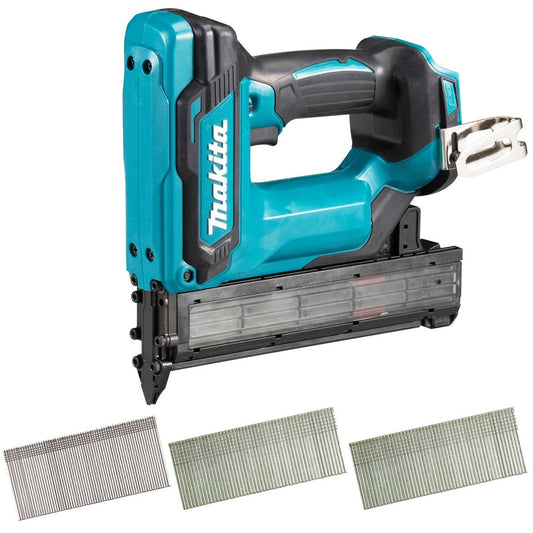 Makita DFN350ZJ 18V LXT Cordless Brad Nailer In Case With 20mm, 25mm, 30mm Gauge Brad Nails