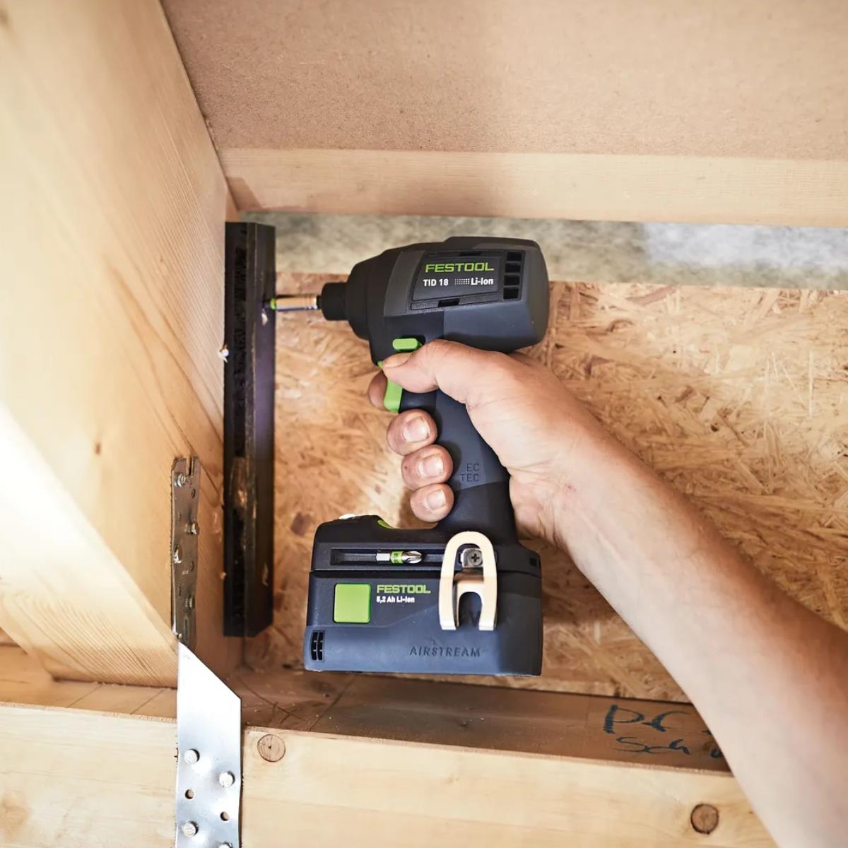 Festool TID 18 Basic-Set TPC 18/4 18V Brushless Impact Driver & Percussion Drill Set with Case - 578834