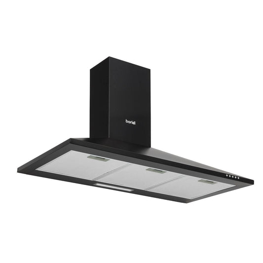 Sealey DH59 Baridi Chimney Style Cooker Hood with Carbon Filters 90cm Black