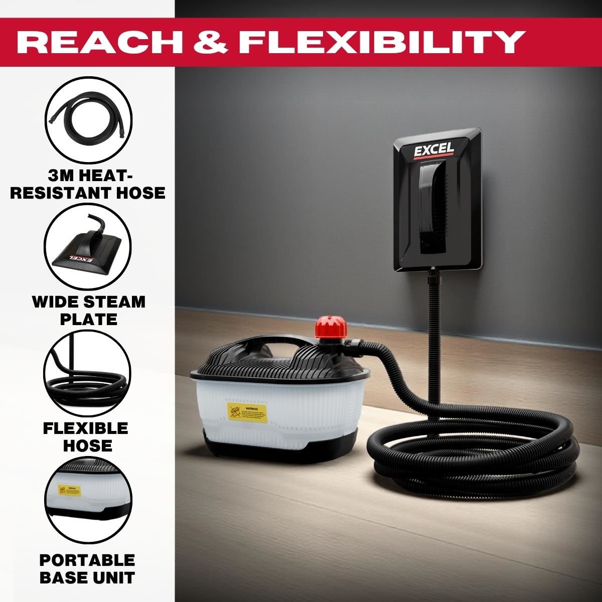 Excel 2000W Electric Wallpaper Steamer Stripper 240V Item Condition Damaged Box