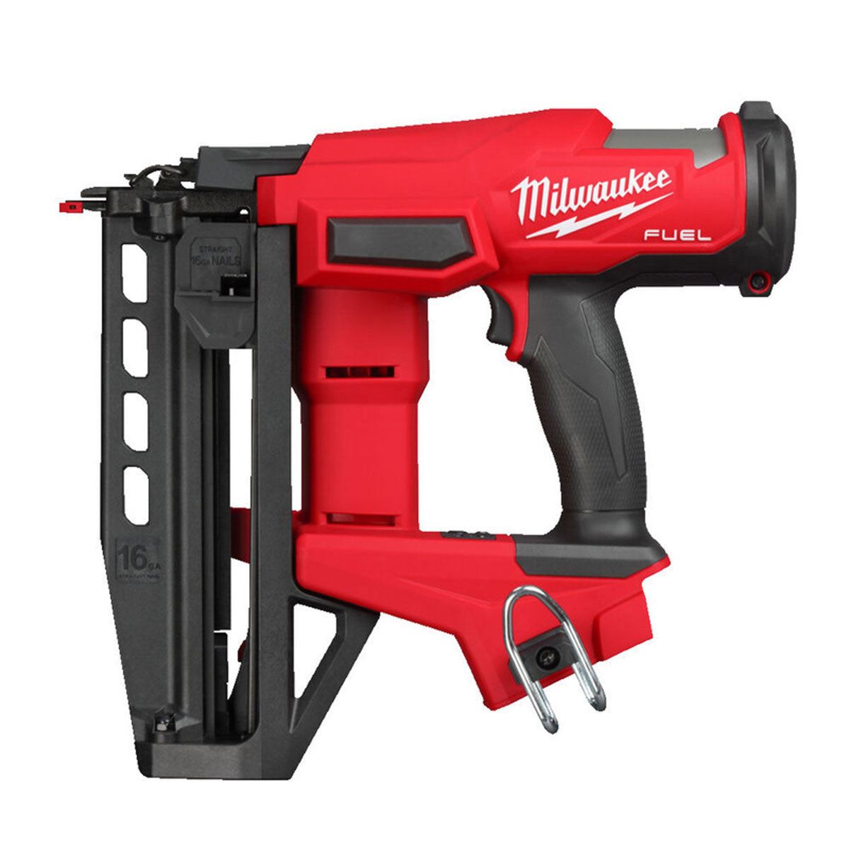 Milwaukee M18FN16GS-0X 18V Fuel Brushless 16G Straight Finish Nailer with 1 x 5.5Ah Battery Charger & Case