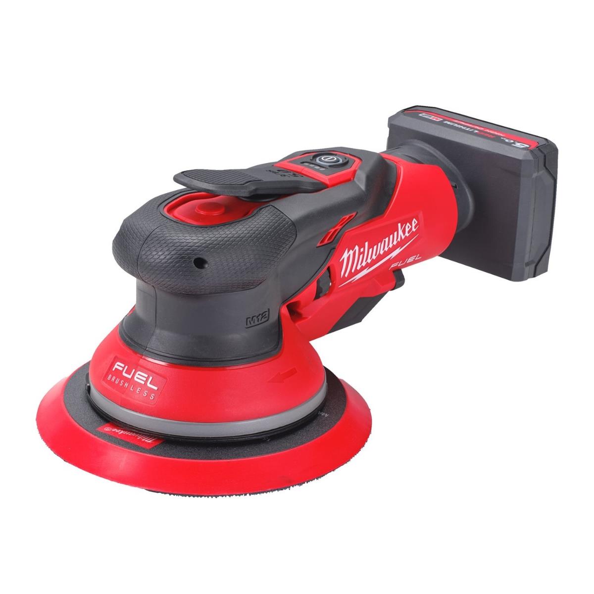 Milwaukee M12FROS5-502X 12V Brushless 150mm Random Orbital Sander with 2 x M12HB5 5.0Ah Battery, Charger & Case 4933493652