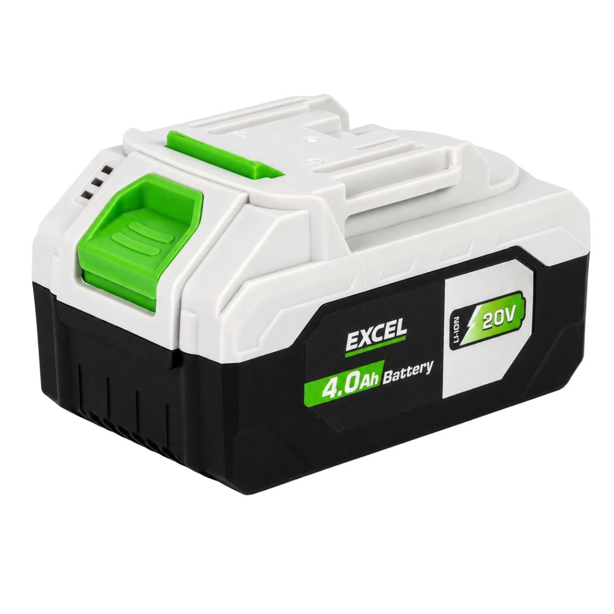 Excel 20V 4.0Ah Lithium-ion Battery Twin Pack with Dual Port Charger