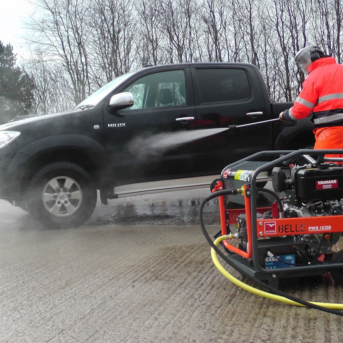 Belle P152501DRS PWX 15/250 Yanmar Diesel Pressure Washer with Hose Reel Heavy-Duty & High-Performance