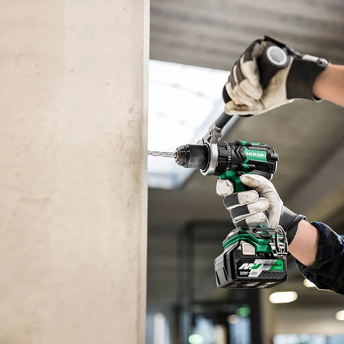 Hikoki DV36DCW2Z 36V MultiVolt Brushless Combi Drill with 1 x 2.5Ah/5.0Ah Battery Charger & Case