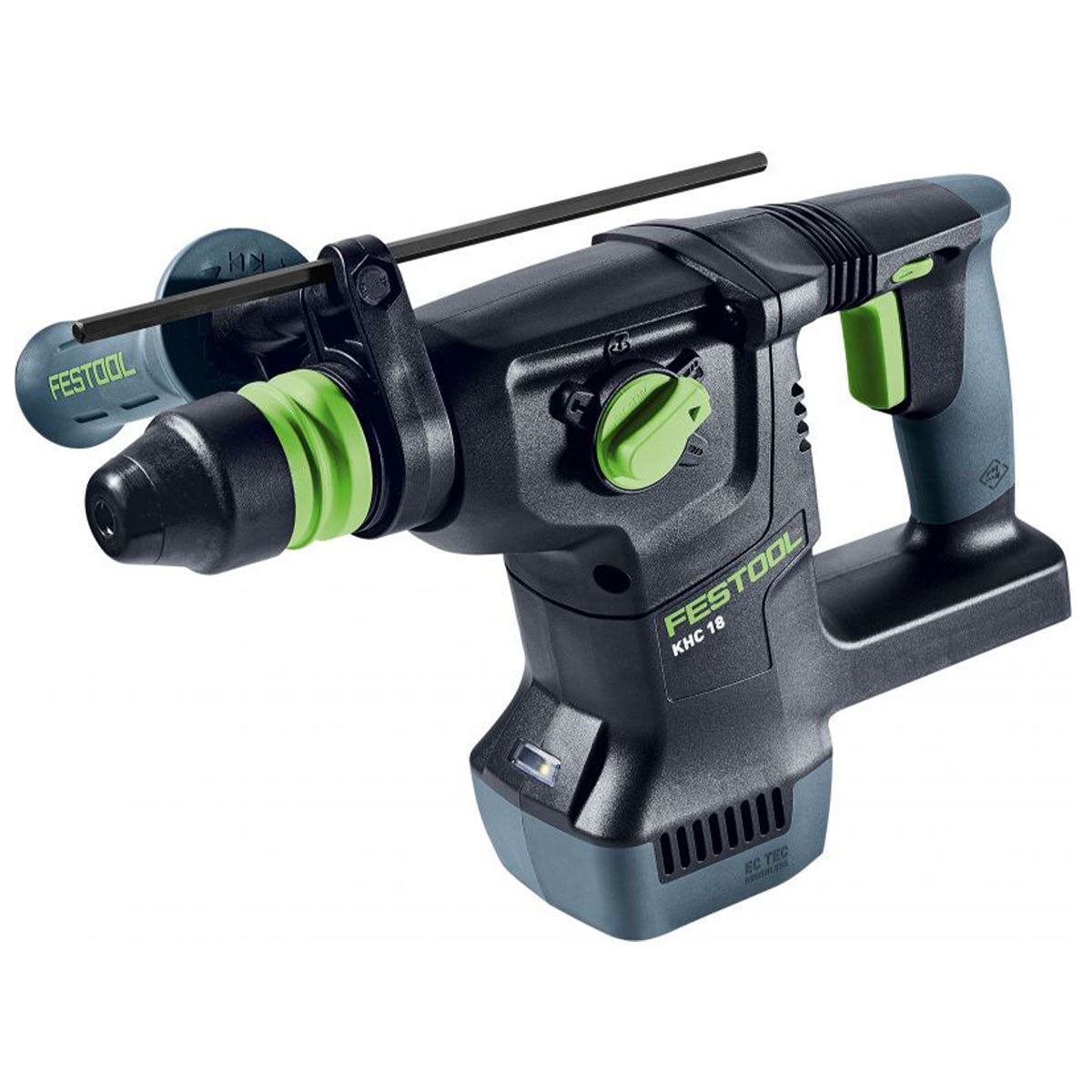 Festool KHC 18 EB-Basic 18V Brushless Rotary Hammer Drill with 1 x 8.0Ah Battery Charger & Case