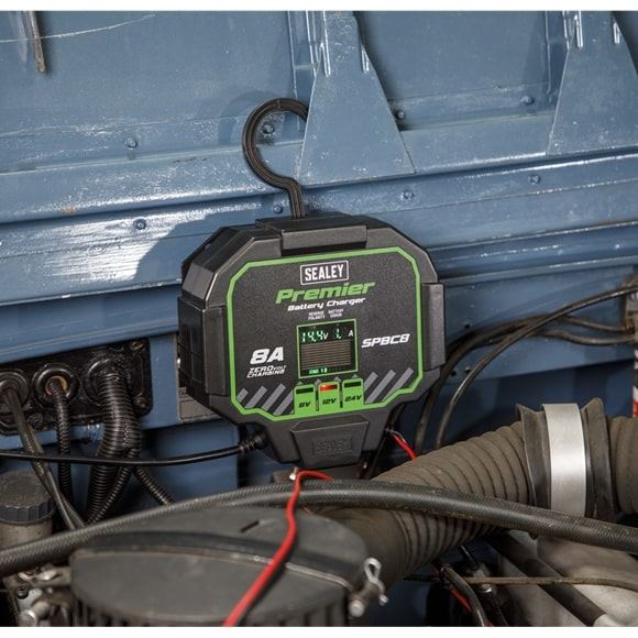 Sealey SPBC8 8A Fully Automatic Battery Charger