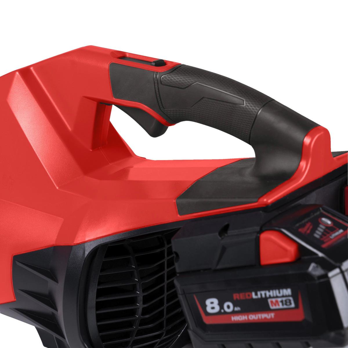Milwaukee M18F2BL-802 FUEL 18V Brushless Dual Battery Blower with 2 x 8.0Ah Forge Batteries & Charger 4933499230