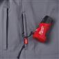 Milwaukee M12 12V Heated Work Jacket Grey Size  XXL with 1 x 2.0Ah Battery & Charger