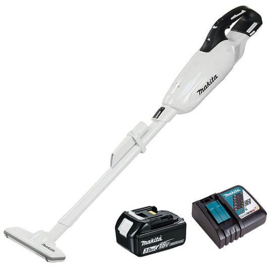 Makita DCL280FZW 18V LXT Brushless Vacuum Cleaner with 1 x 3.0Ah Battery & Charger