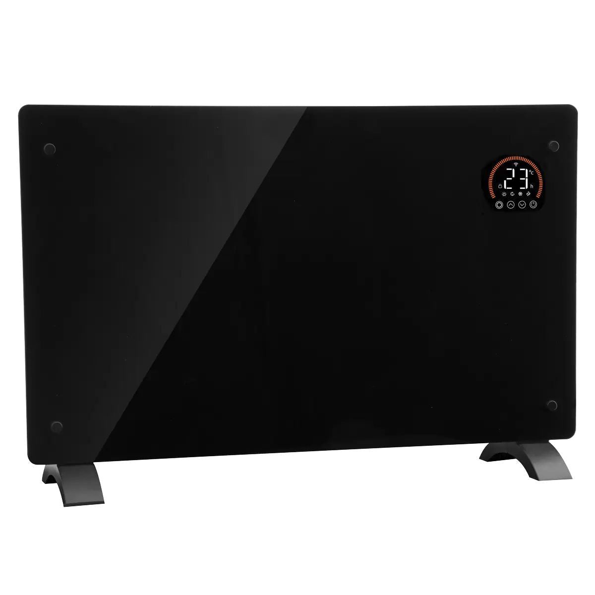 Sealey DH139 Baridi Electric Glass Panel Heater Black Remote Control & Wi-Fi 2000W