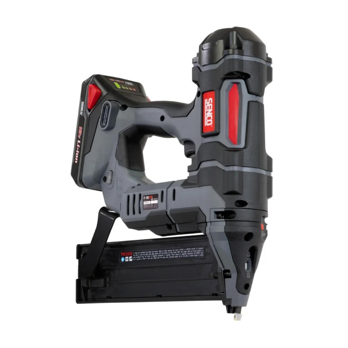 Senco 10N2501N F-16XP Fusion 18V 16G Finish Nailer with 2 x 2.0Ah Battery, Charger & Case