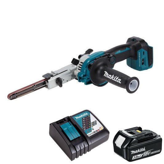 Makita DBS180Z 18V LXT Brushless Belt Sander With 1 x 3.0Ah Battery & Charger