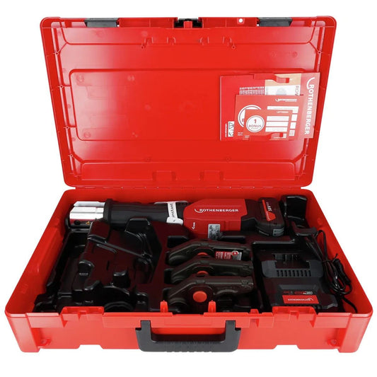 Rothenberger Romax 4000 Set M15-22-28mm 4Ah electro-hydraulic battery-powered press machine 1000004721