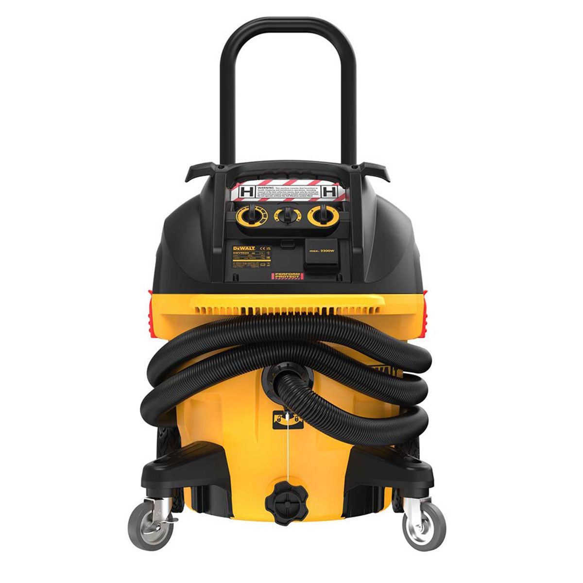 Dewalt DWV905H H-Class Wet & Dry Dust Extractor 38L 1400W/240V with DWV9350 Floor Cleaning Kit