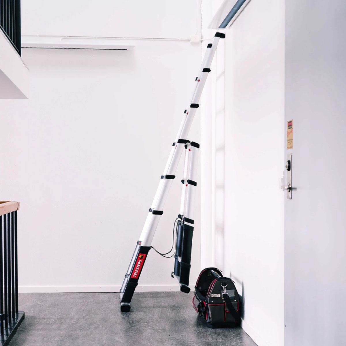 Telesteps TEL72423681 2.3m Combi Line Telescopic Ladder Compact, Durable, and Versatile for Home & Work