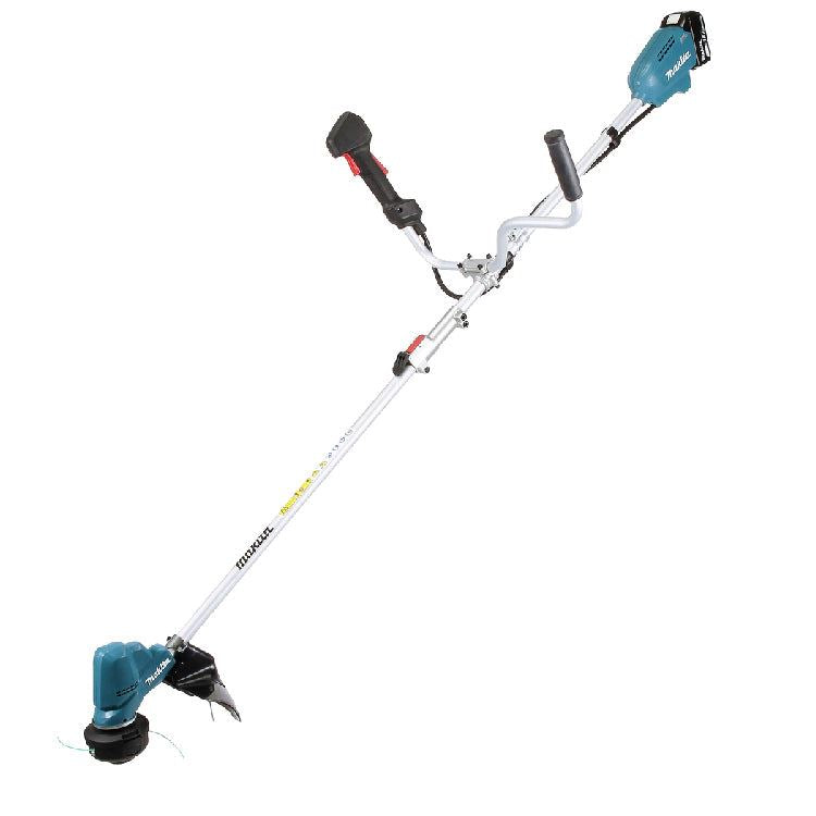 Makita DUR191URT8 18V LXT Brushless 30cm Line Trimmer With 1 x 5.0Ah Battery & Charger