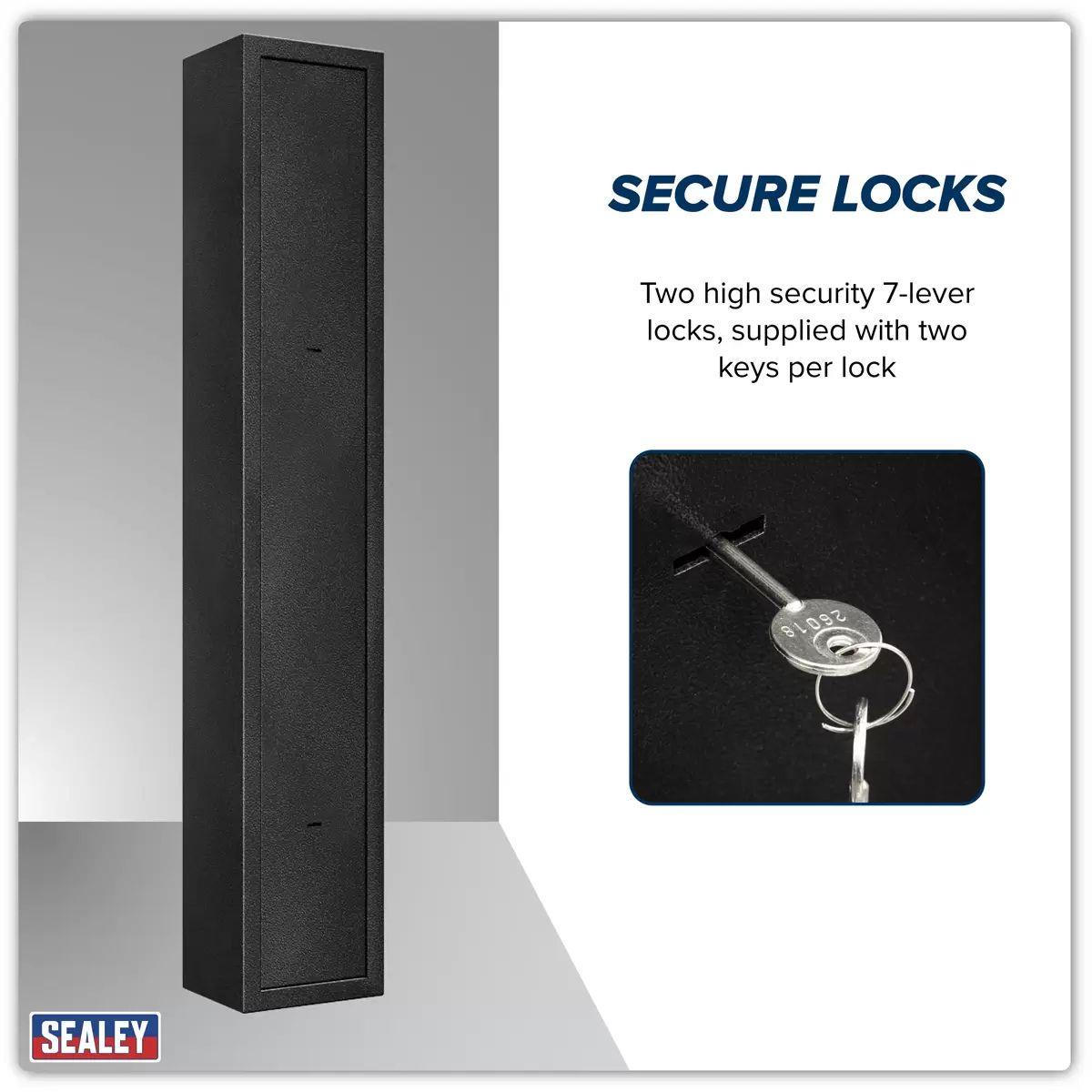 Sealey SGS3AB 3 Gun Cabinet with Ammo Safe